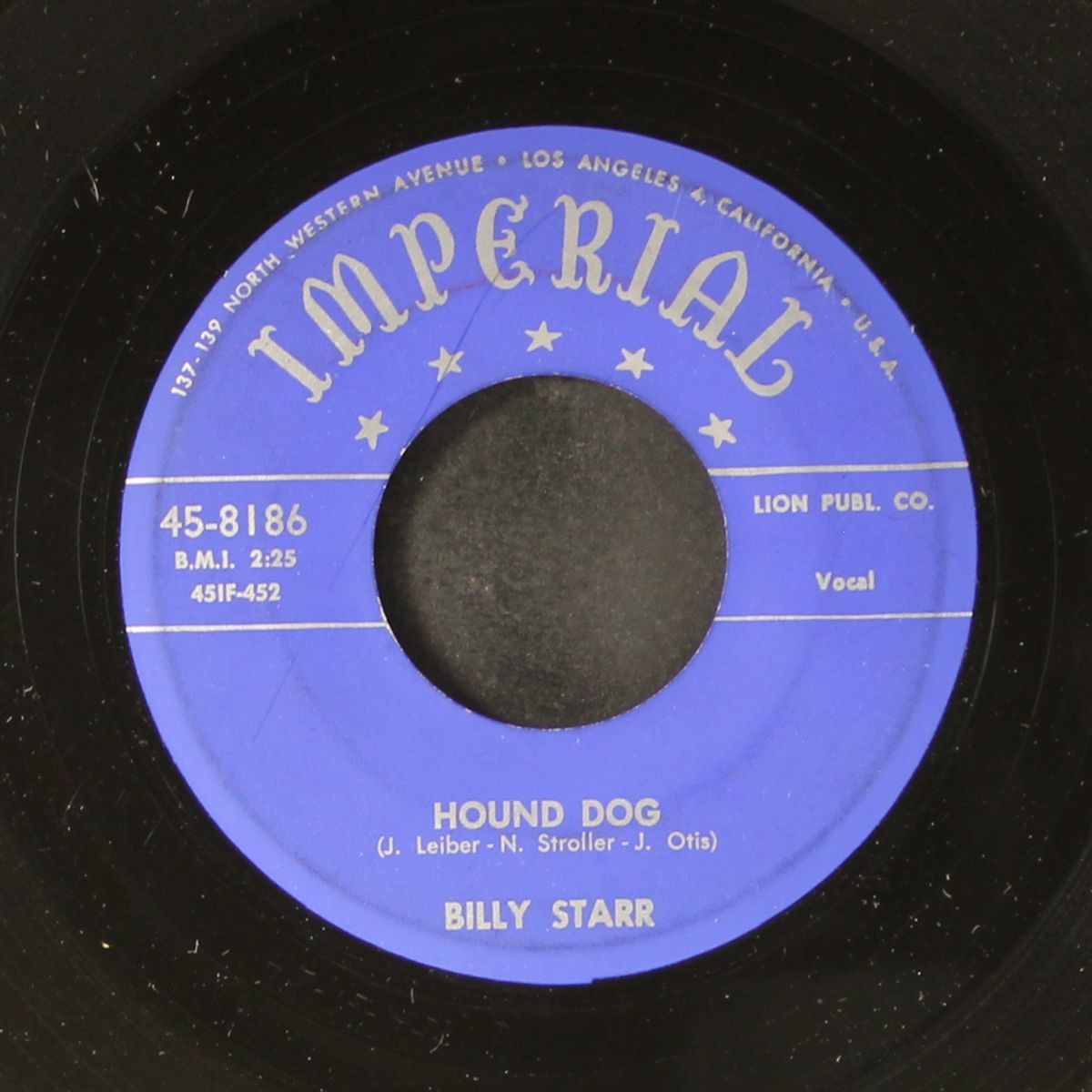 hound dog / borrowed heart by BILLY STARR