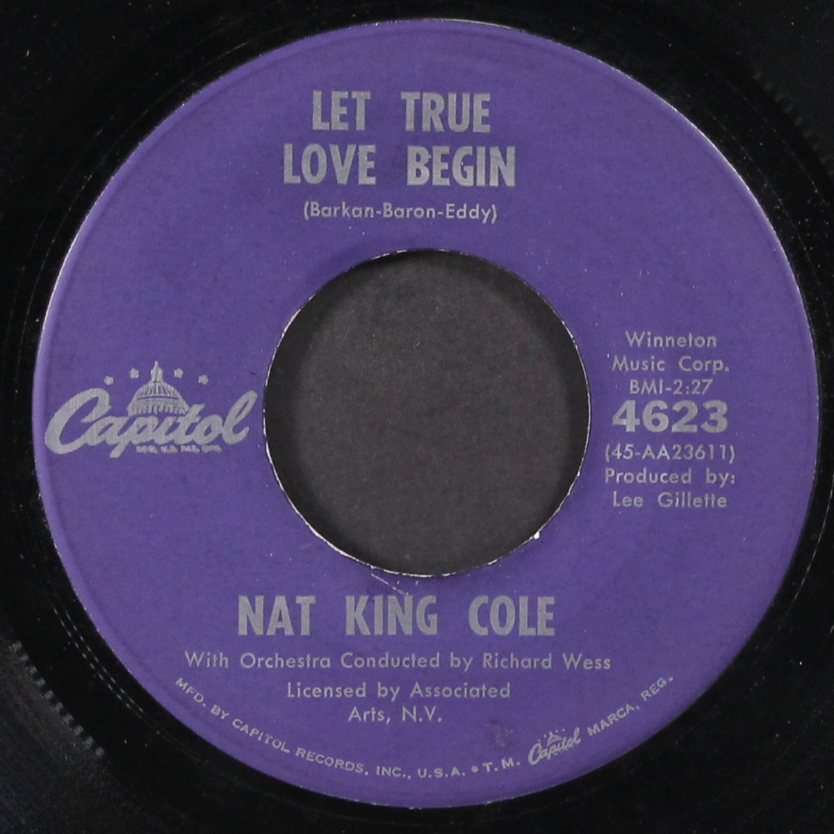 let true love begin / cappuccina by NAT KING COLE