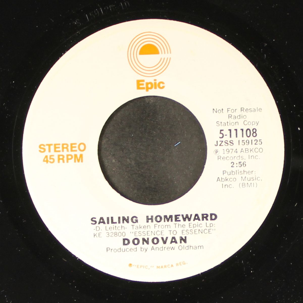 sailing homeward / mono by DONOVAN