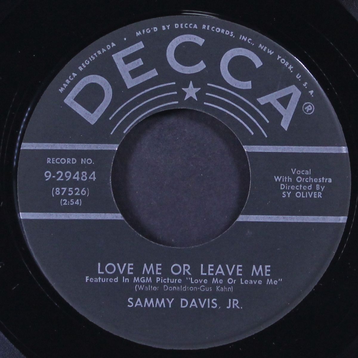 something's gotta give / love me or leave me by SAMMY DAVIS, JR.