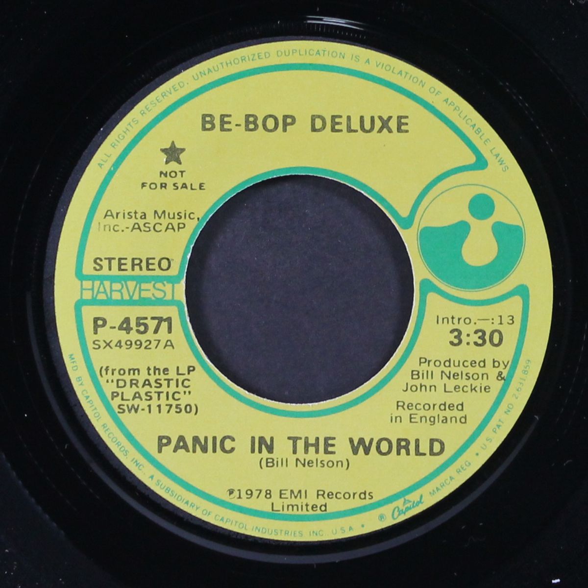 panic in the world by BE-BOP DELUXE