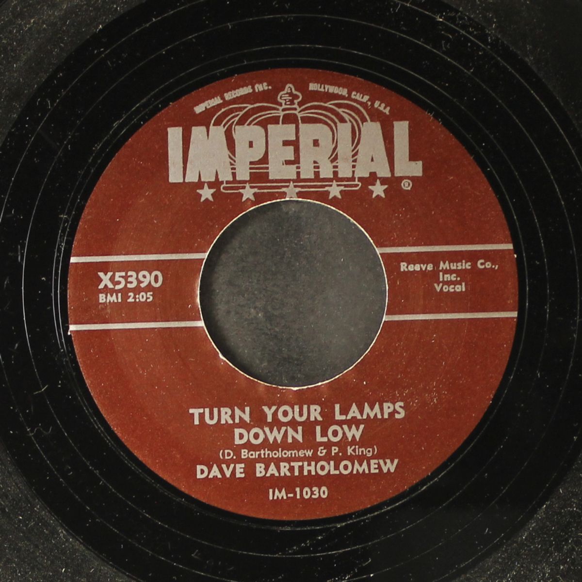 can't take it no more / turn your lamps down low by DAVE BARTHOLOMEW