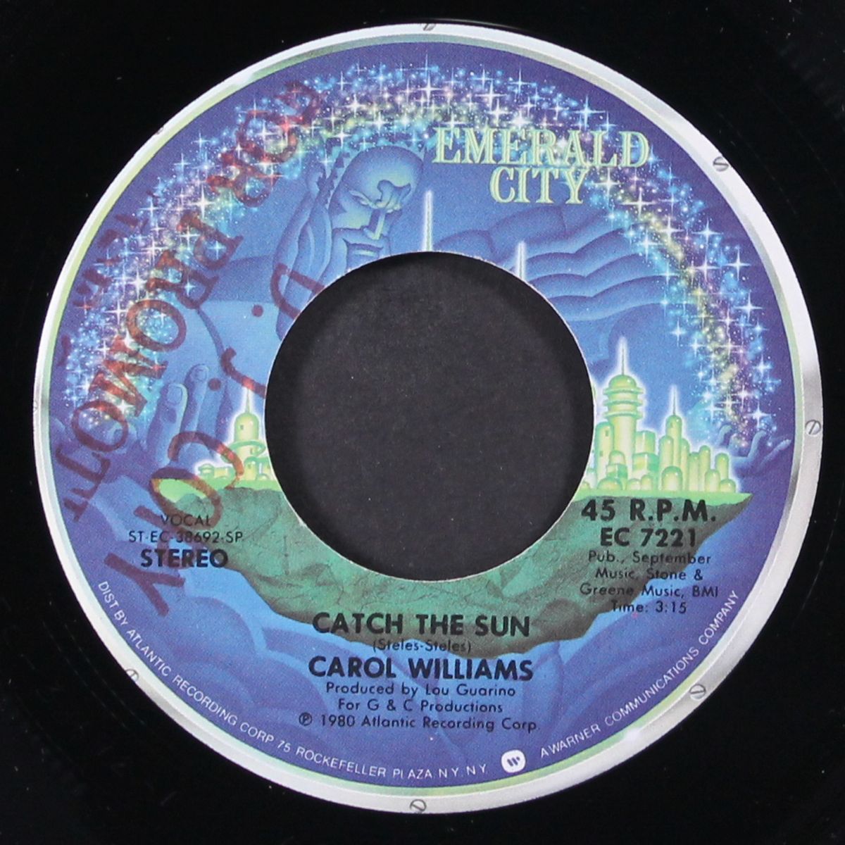 catch the sun / one more time by CAROL WILLIAMS