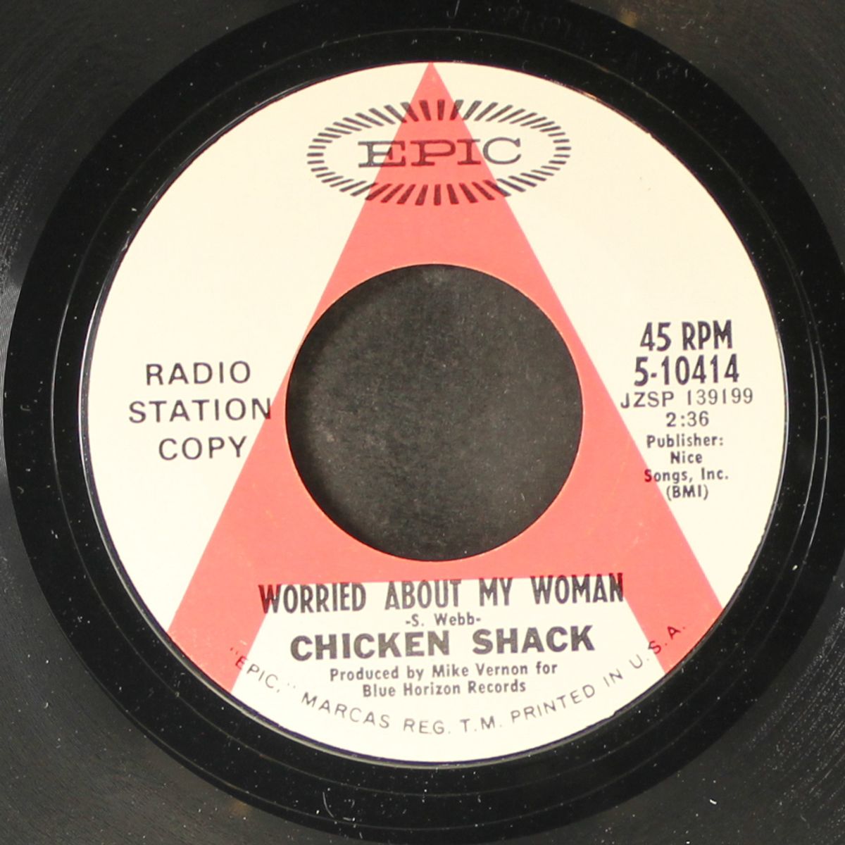 worried about my woman / six nights in seven by CHICKEN SHACK