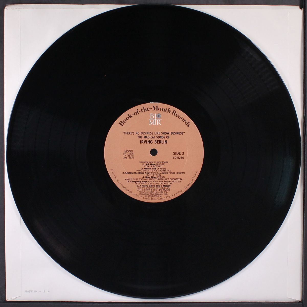 there's no business like show business by IRVING BERLIN