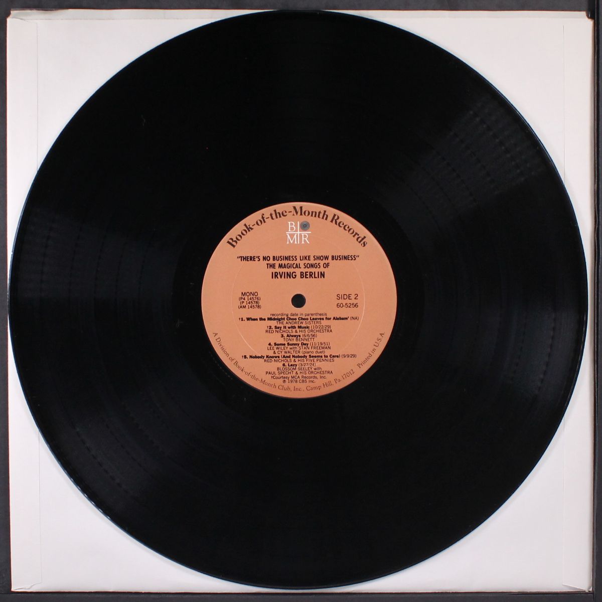 there's no business like show business by IRVING BERLIN