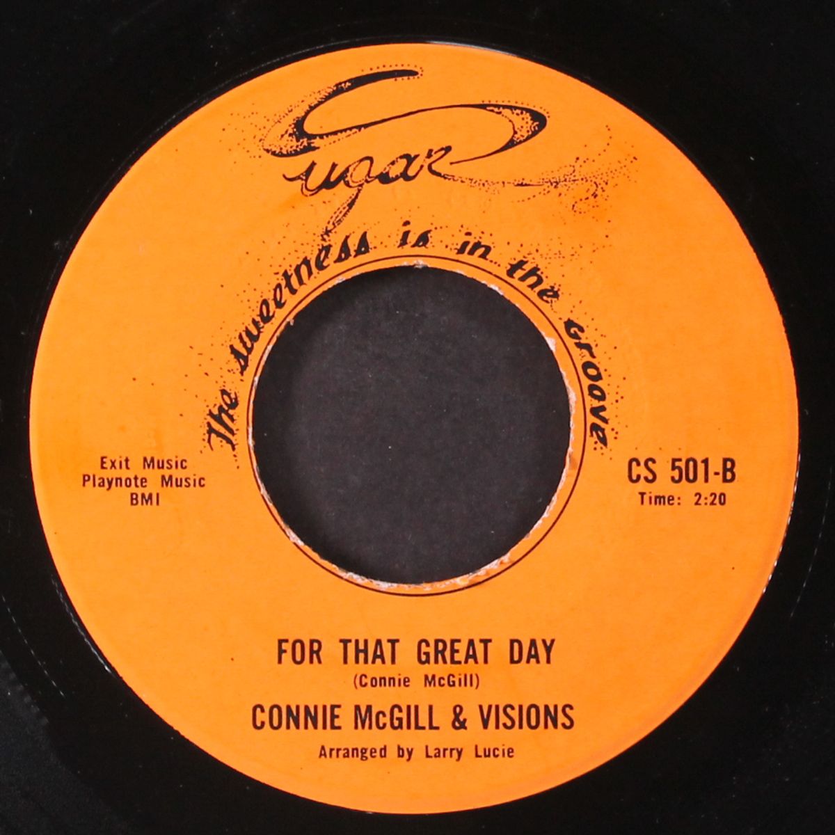i can't stop my love / for that great day by CONNIE MCGILL & VISIONS