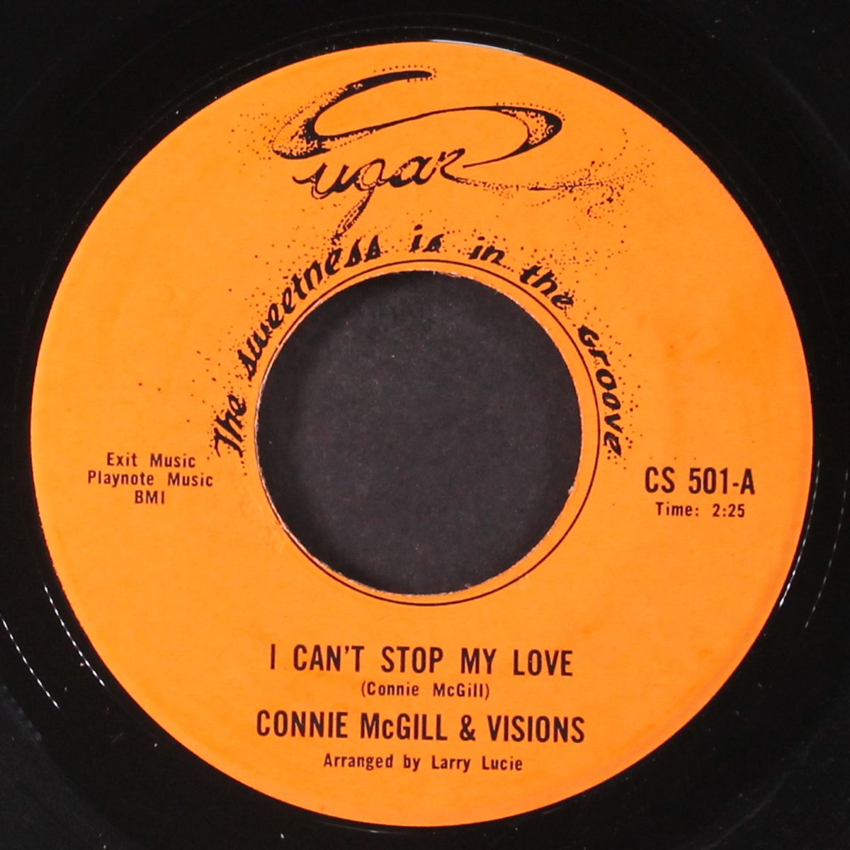 i can't stop my love / for that great day by CONNIE MCGILL & VISIONS