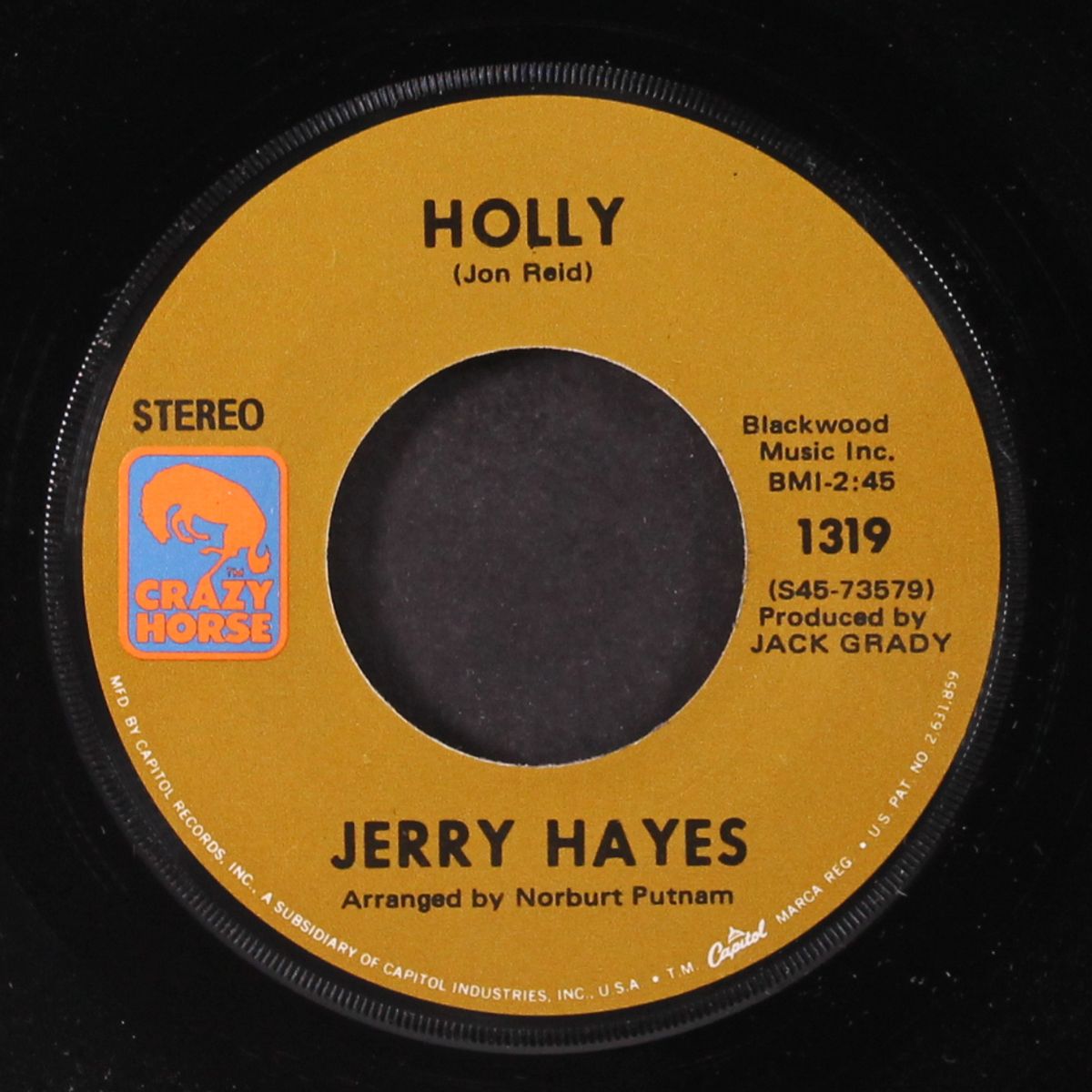 holly / where are the roses by JERRY HAYES
