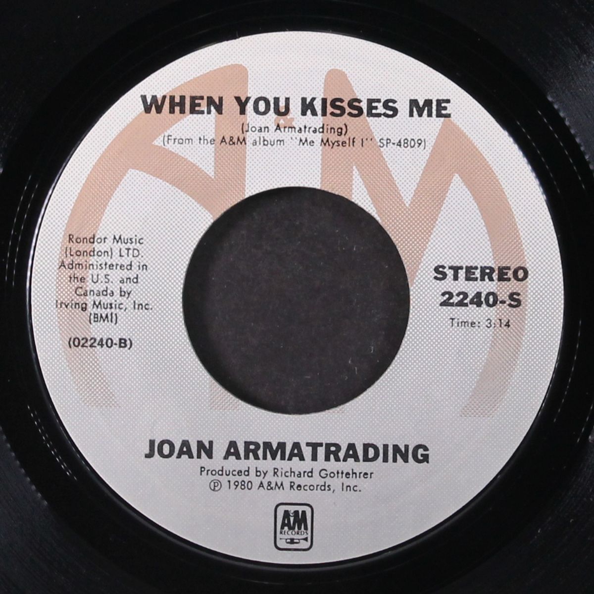 me myself i / when you kisses me by JOAN ARMATRADING