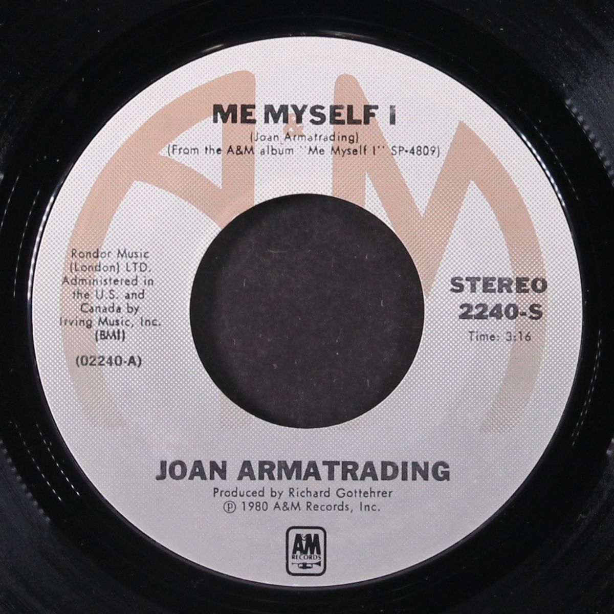me myself i / when you kisses me by JOAN ARMATRADING