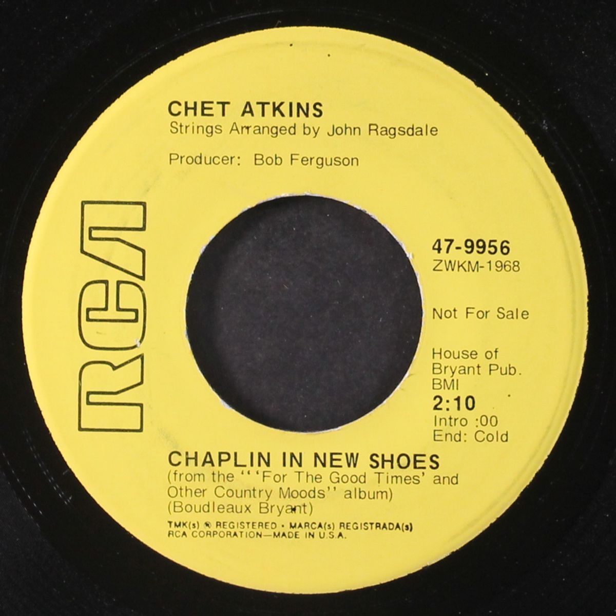 snowbird / chaplin in new shoes by CHET ATKINS
