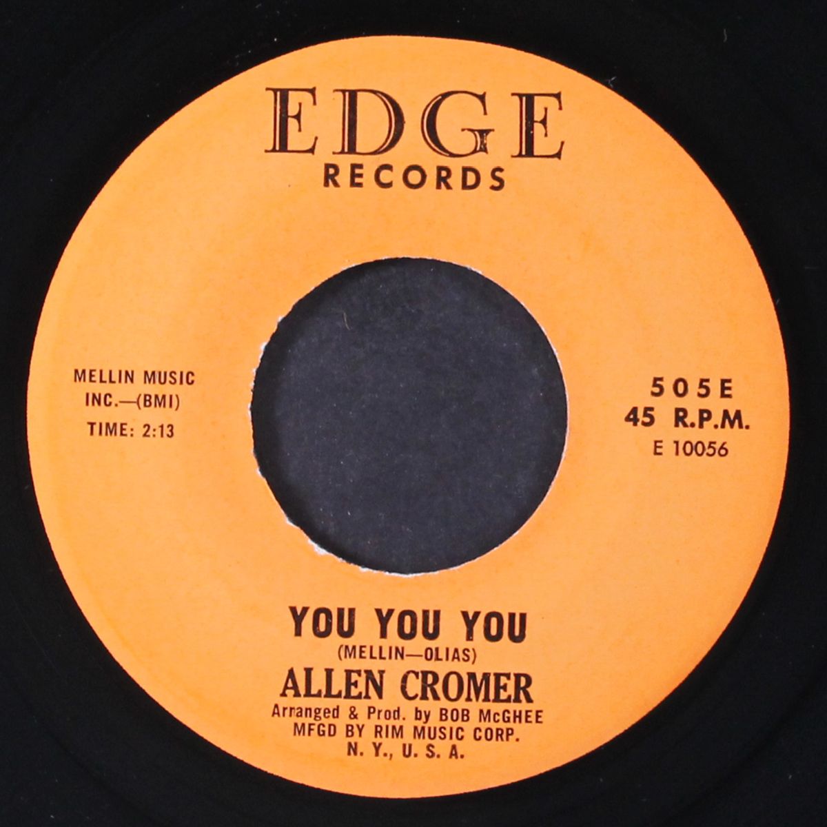 my soul thing / you you you by ALLEN CROMER