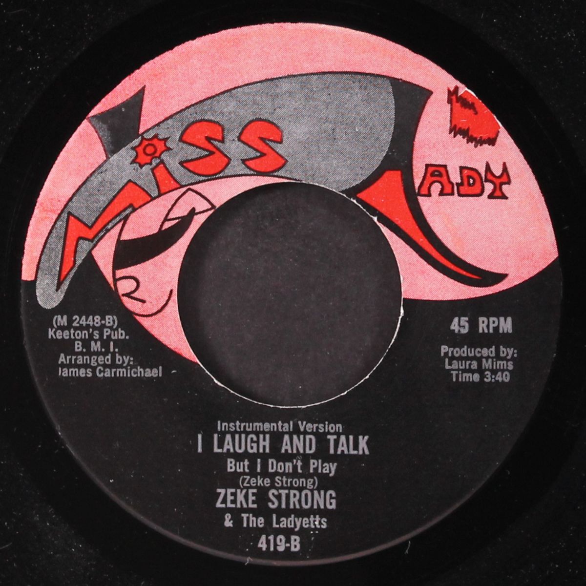 i laugh and talk by ZEKE STRONG