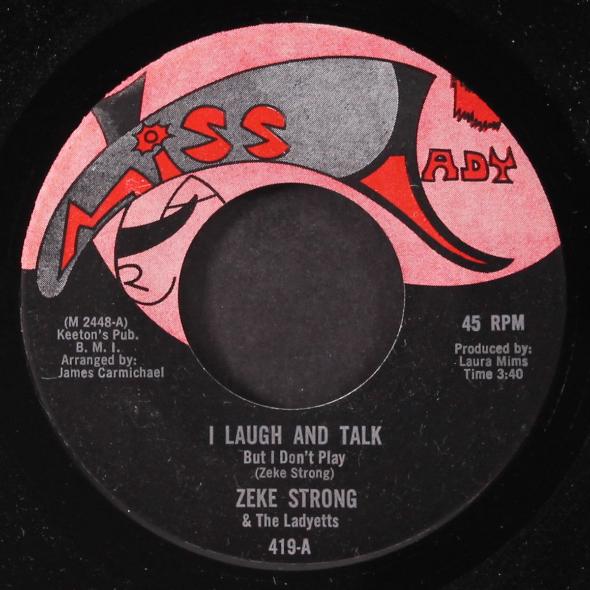 i laugh and talk by ZEKE STRONG