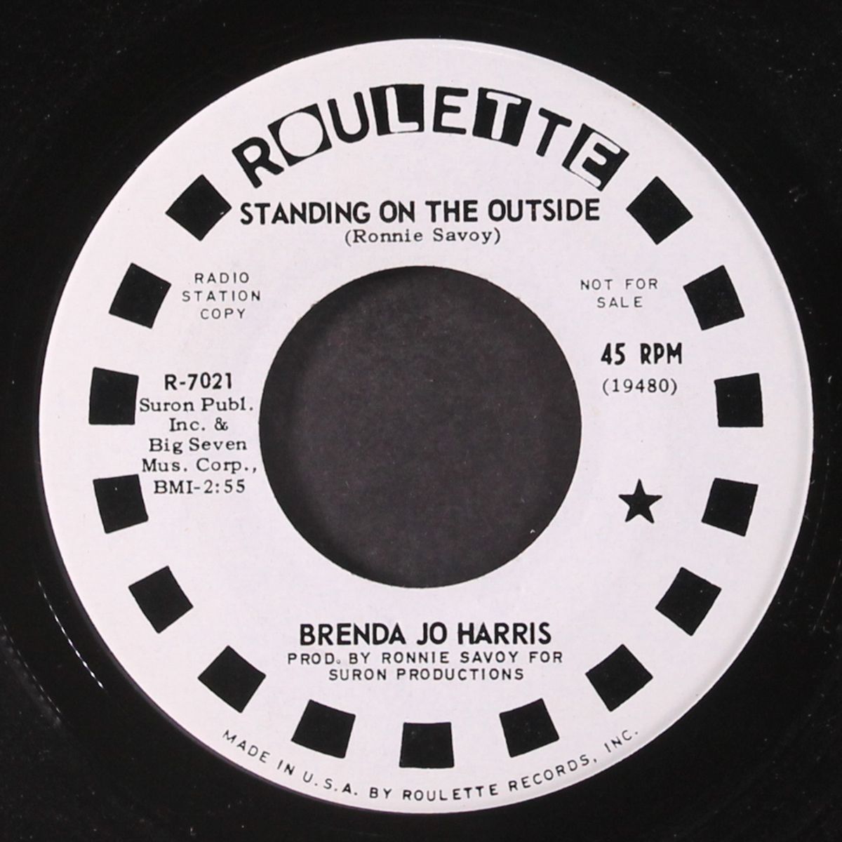 love is like a hurricane / sstanding on the outside by BRENDA JO HARRIS