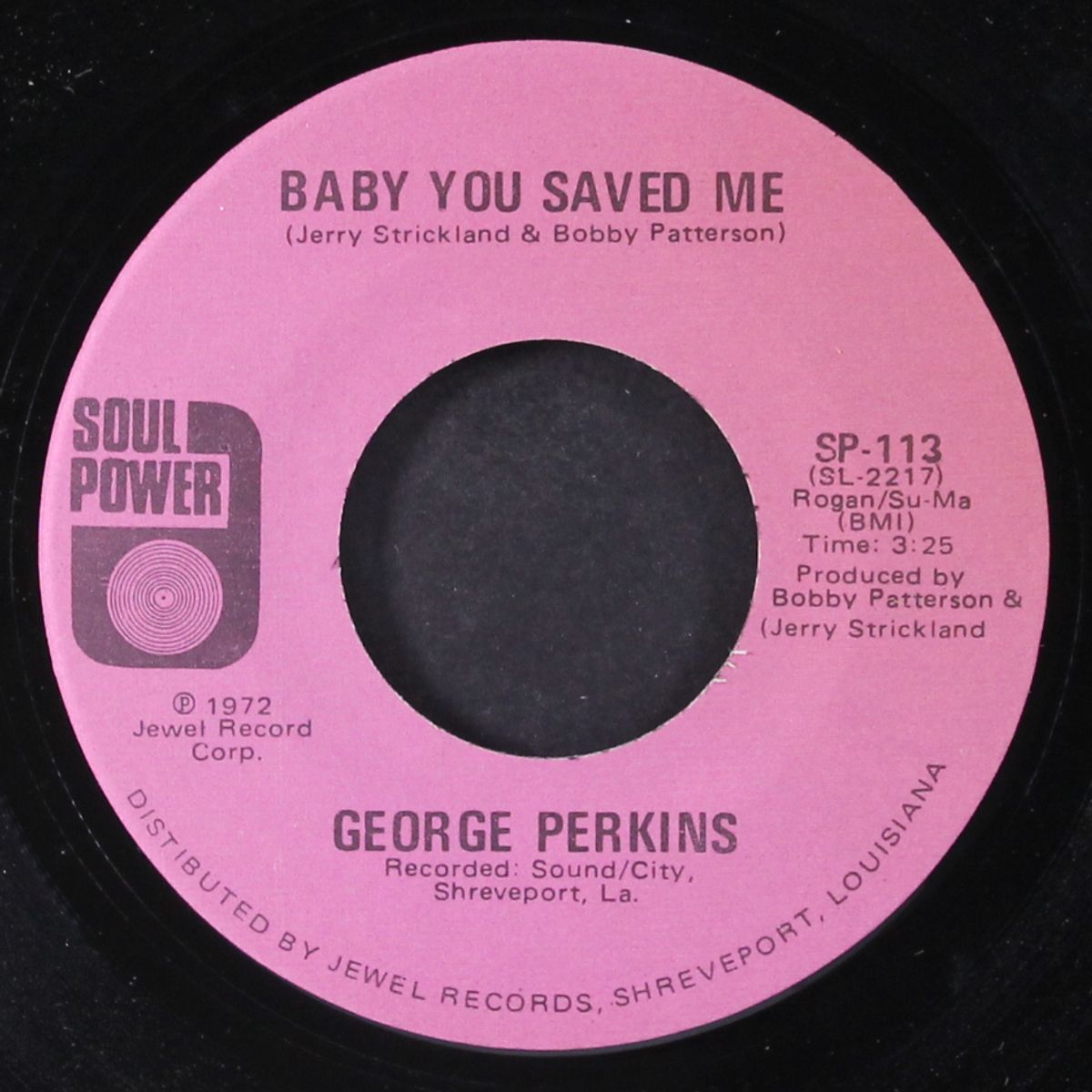 how sweet it would be / baby you saved me by GEORGE PERKINS