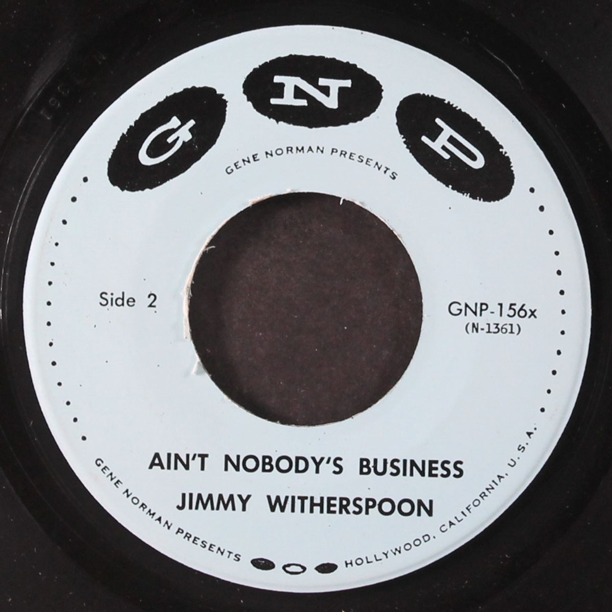 no rollin' blues / ain't nobody's business by JIMMY WITHERSPOON