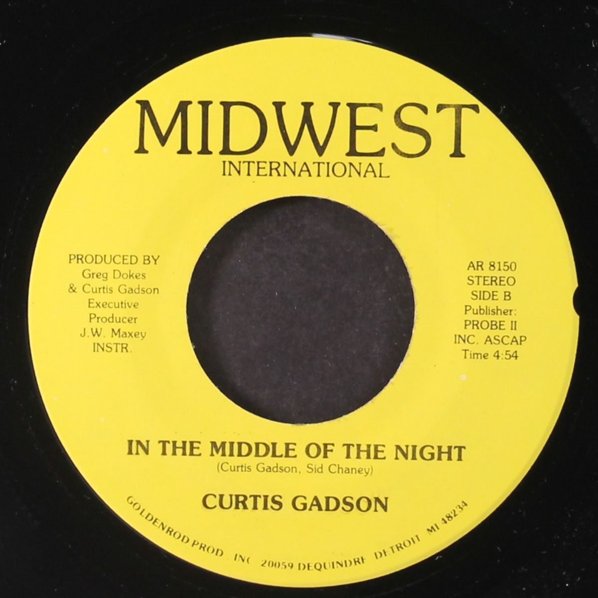 in the middle of the night by CURTIS GADSON