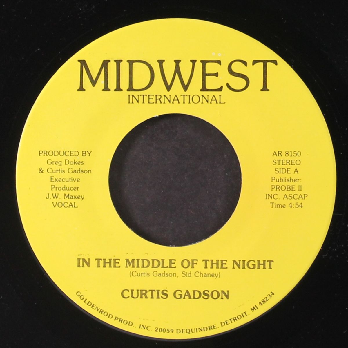 in the middle of the night by CURTIS GADSON