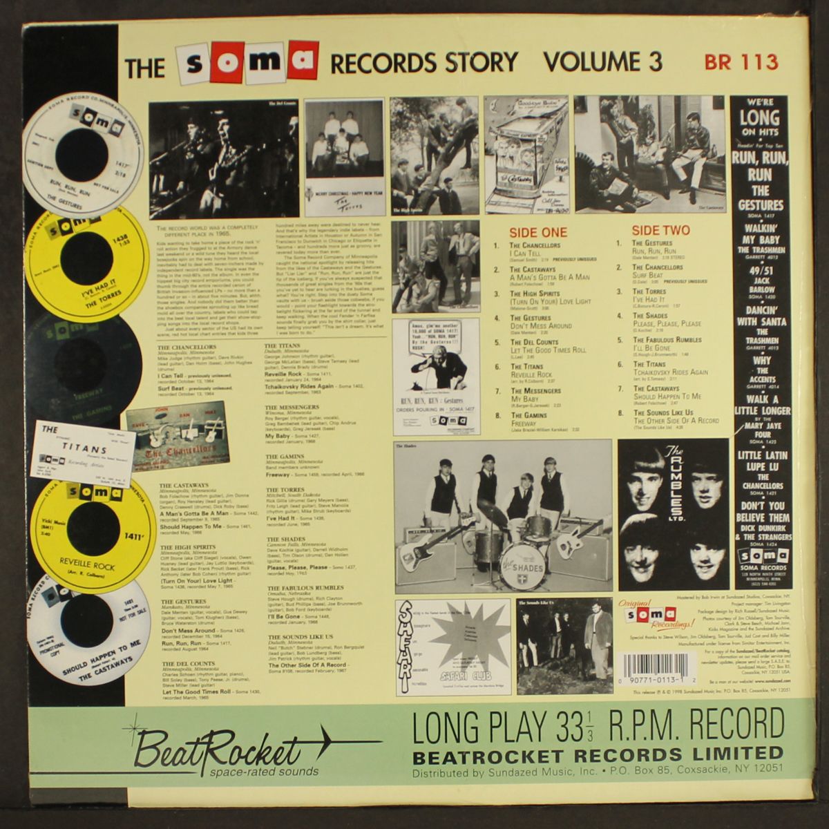 the soma records story vol. 3 - a man's gotta be a man! by VARIOUS