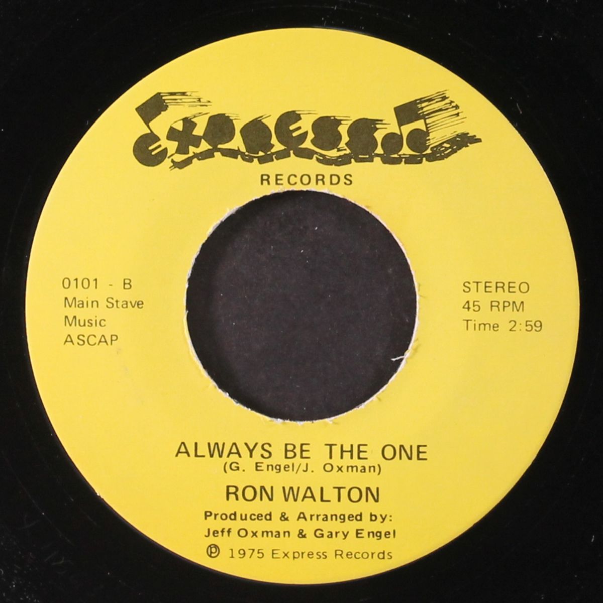 soul disco / always be the one by RON WALTON