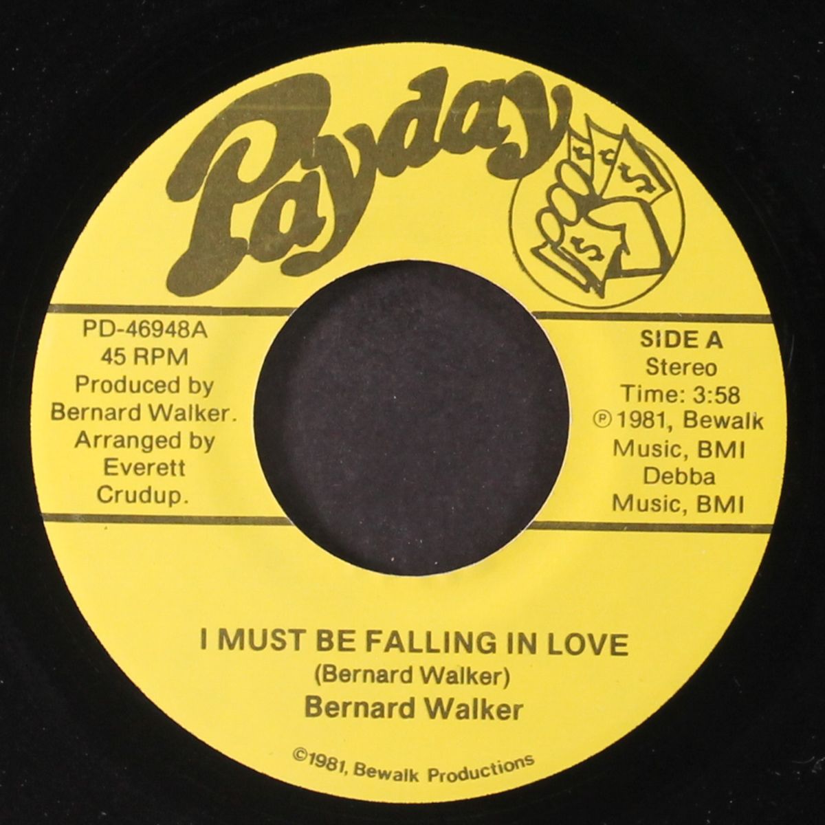 i must be falling in love / i need your love by BERNARD WALKER