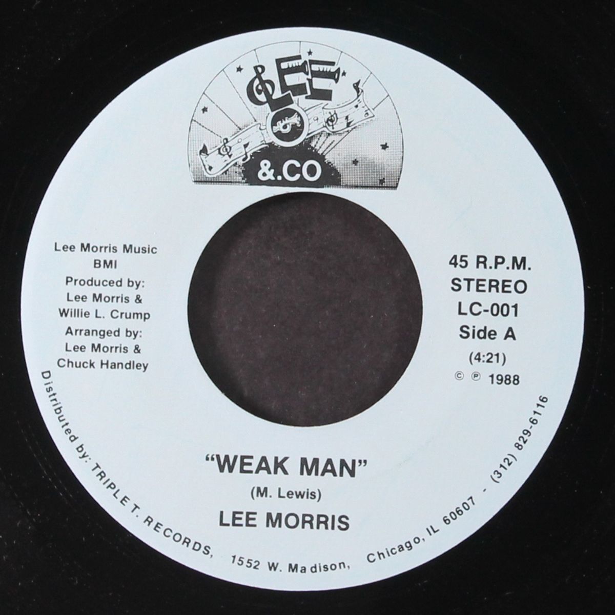 weak man / i wanna dance with you by LEE MORRIS