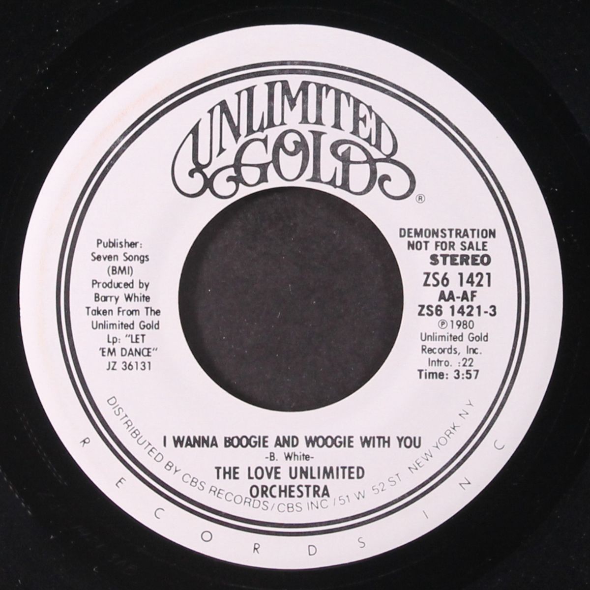 i wanna boogie woogie with you / same by LOVE UNLIMITED ORCHESTRA