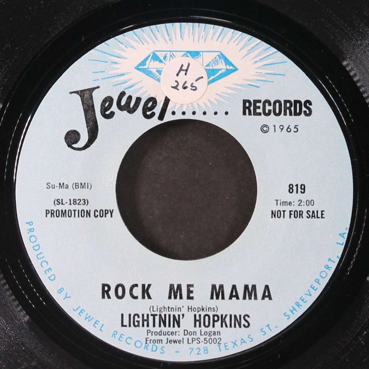 rock me mama / love me this morning by LIGHTNIN' HOPKINS