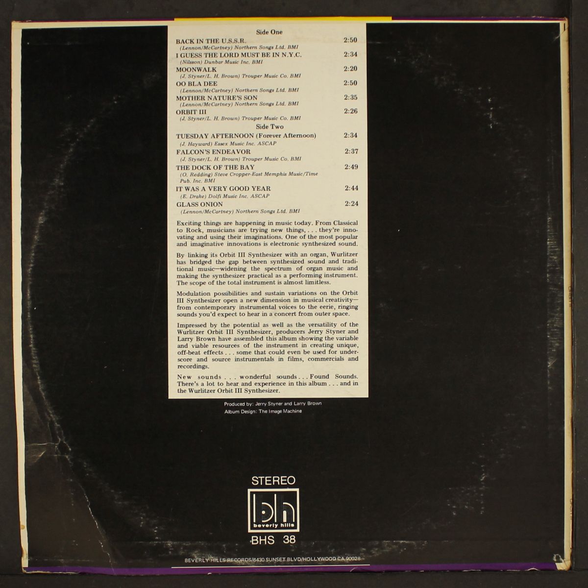 orbit iii by JERRY STYNER & LARRY BROWN