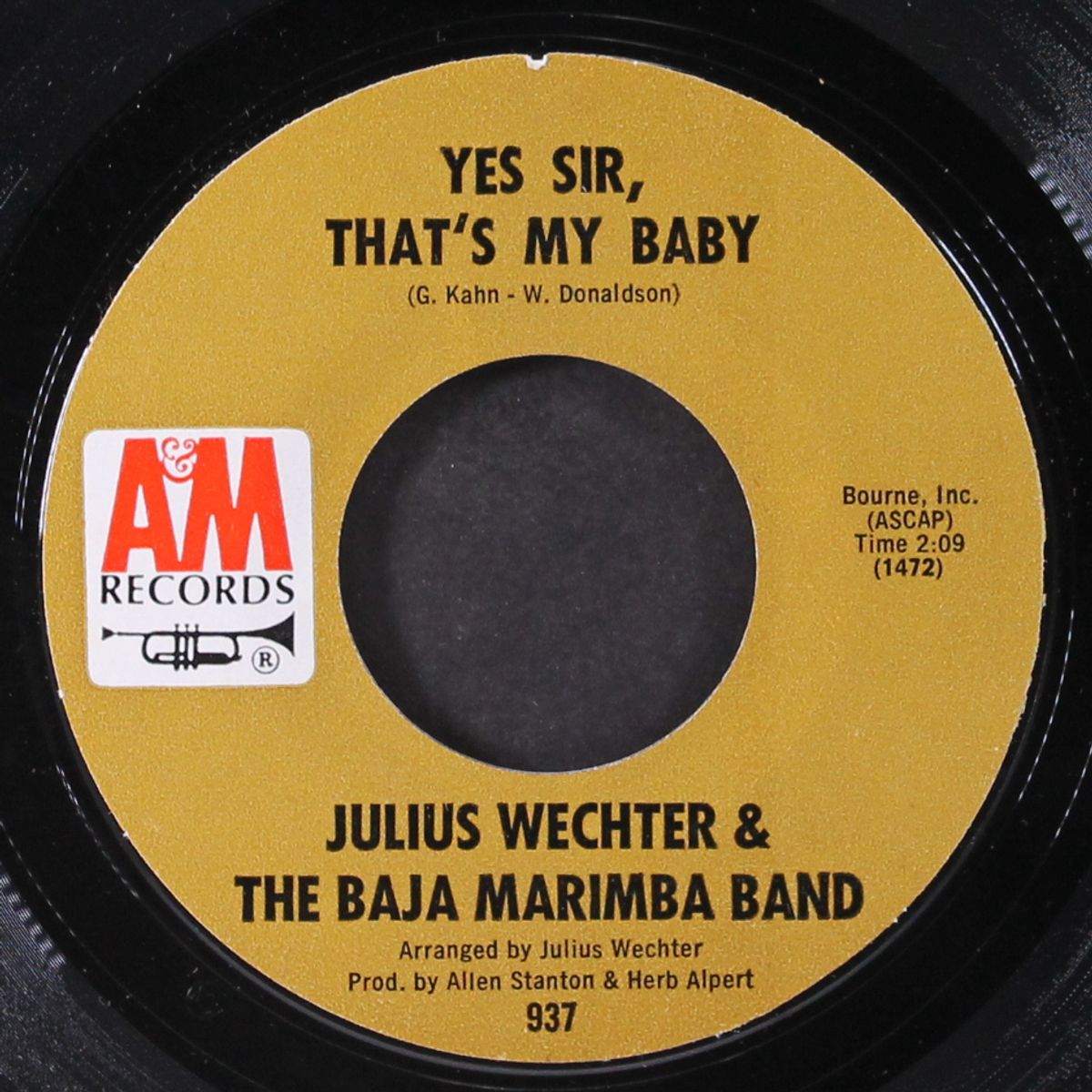 brasilia / yes sir, that's my baby by JULIUS WECHTER & BAJA MARIMBA BAND