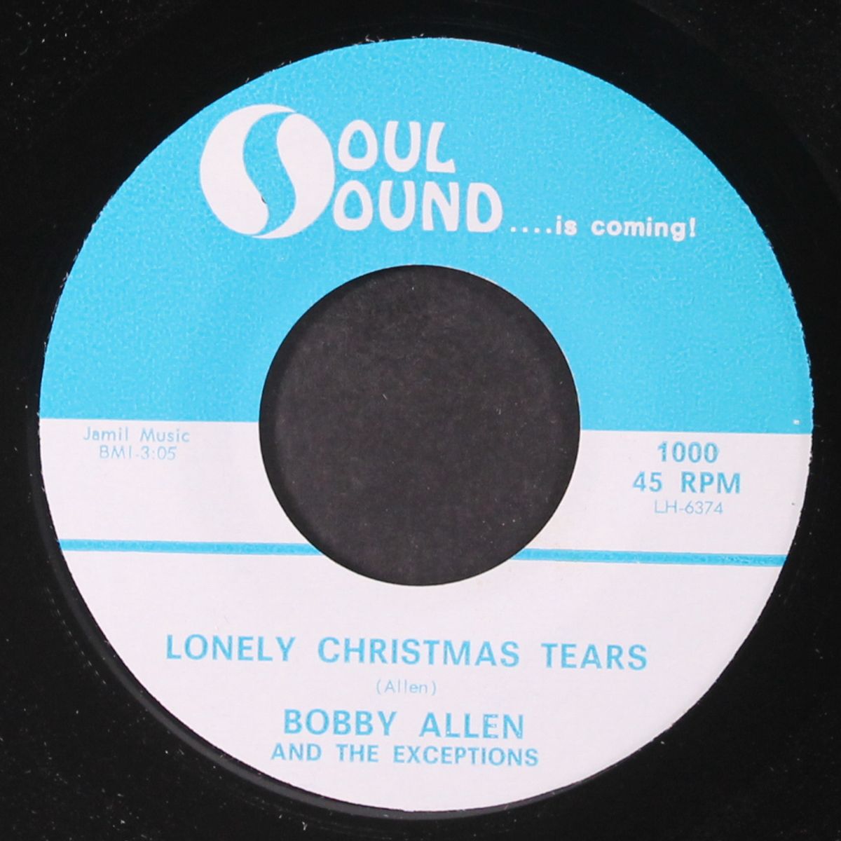please santa / lonely christmas tears by BOBBY ALLEN & EXCEPTIONS