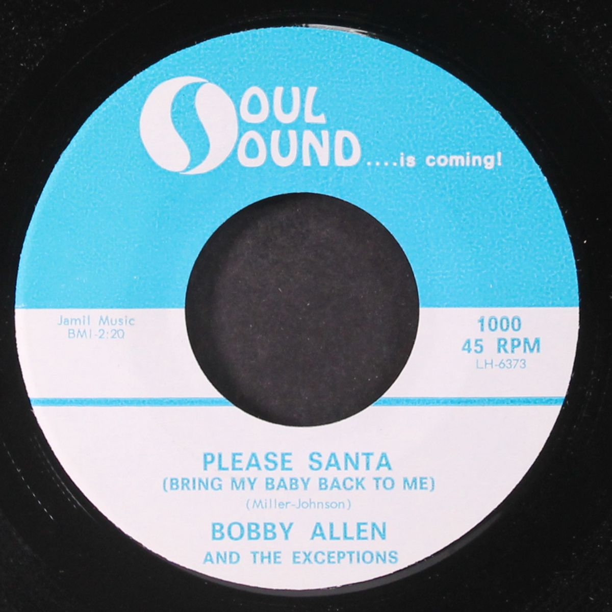 please santa / lonely christmas tears by BOBBY ALLEN & EXCEPTIONS