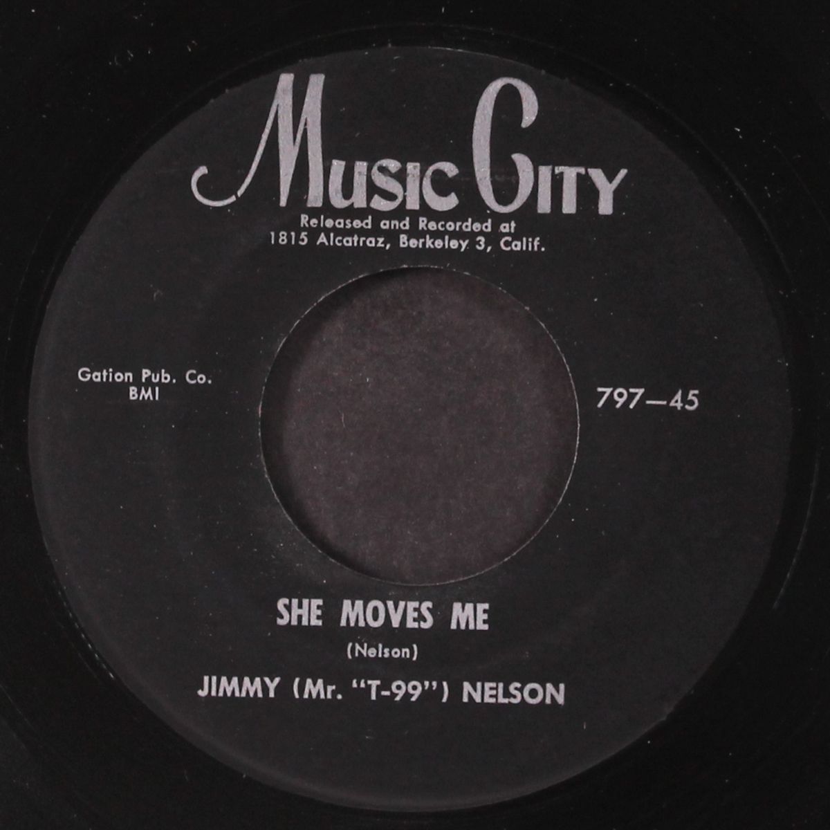 she moves me / the wheel by JIMMY 'T-99' NELSON