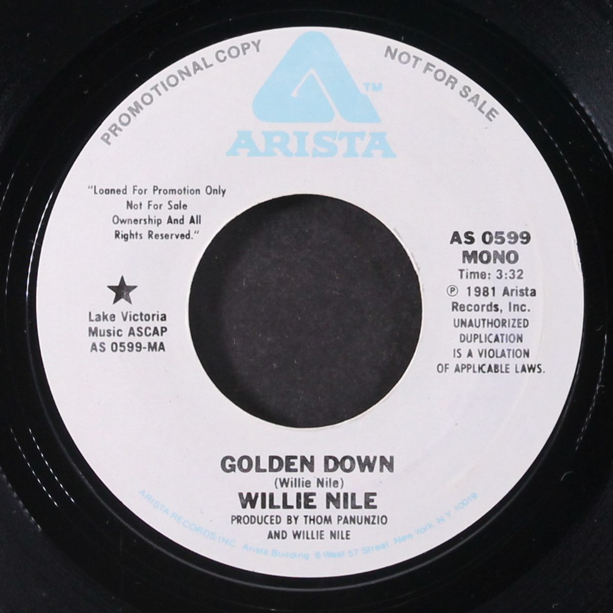 golden down / mono by WILLIE NILE