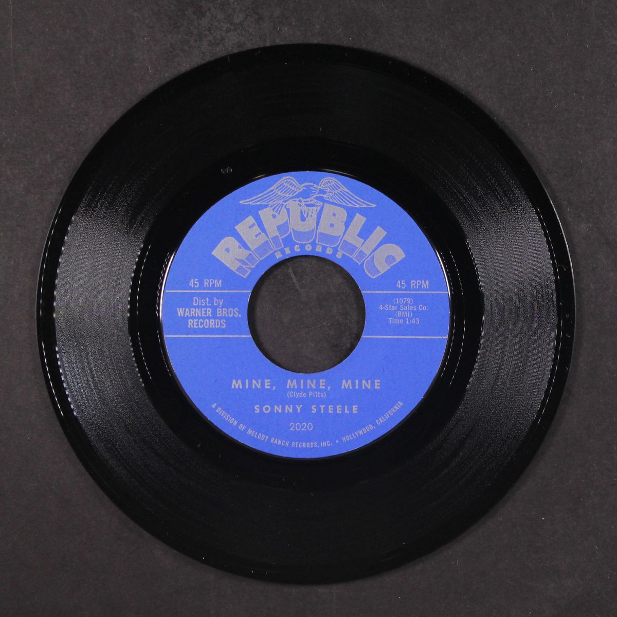 sweet ways about you / mine, mine, mine by SONNY STEELE