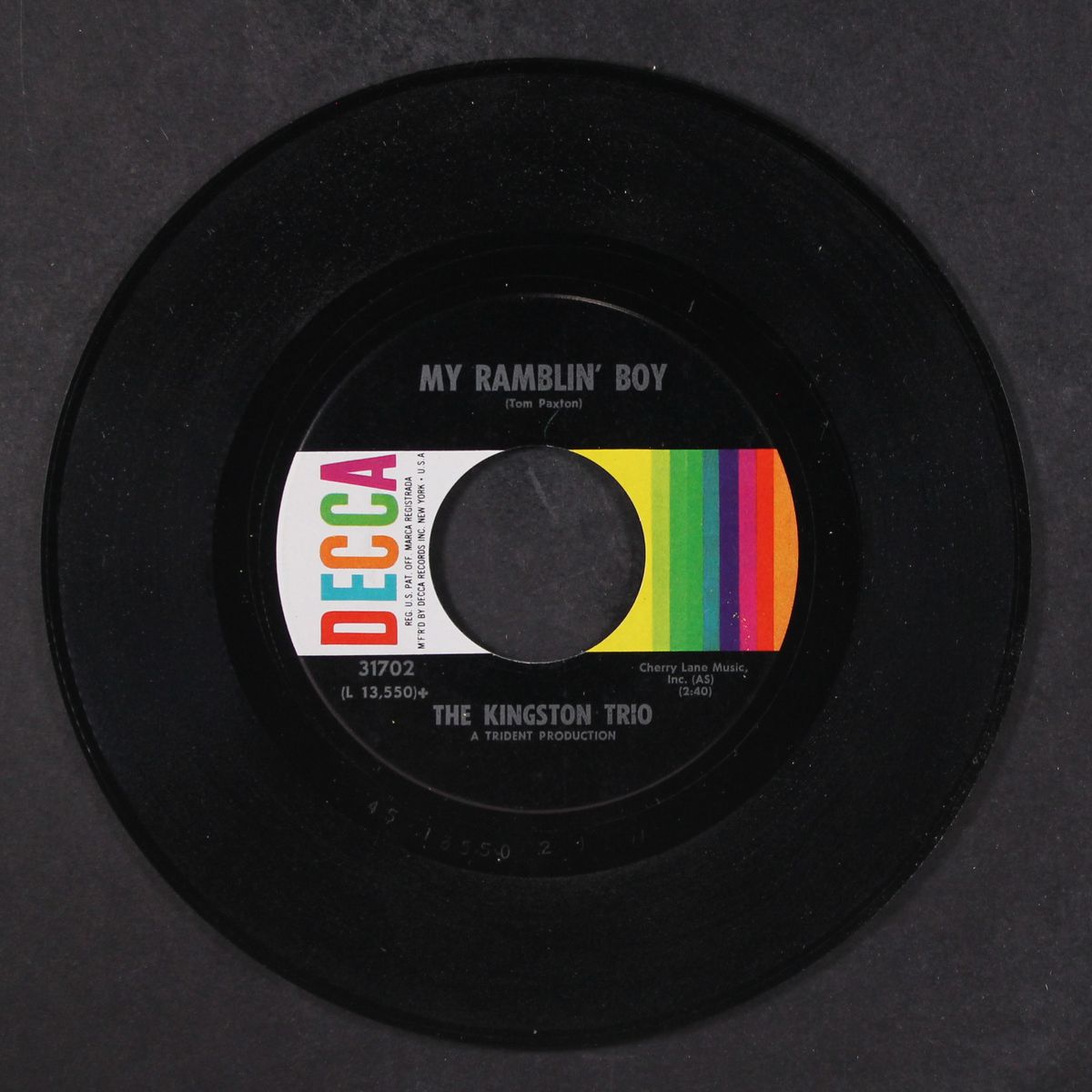 my ramblin' boy by KINGSTON TRIO