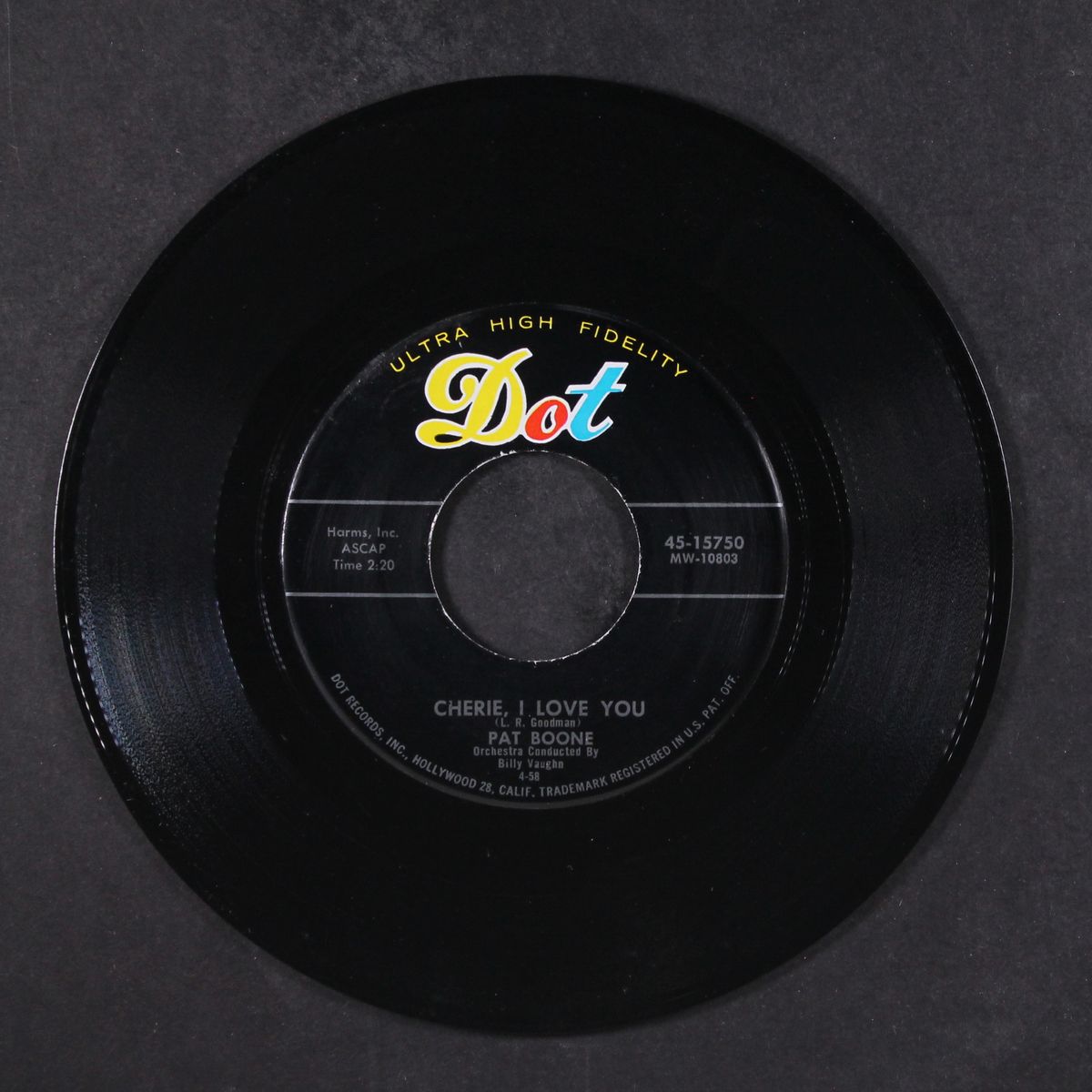 sugar moon / cherie, i love you by PAT BOONE