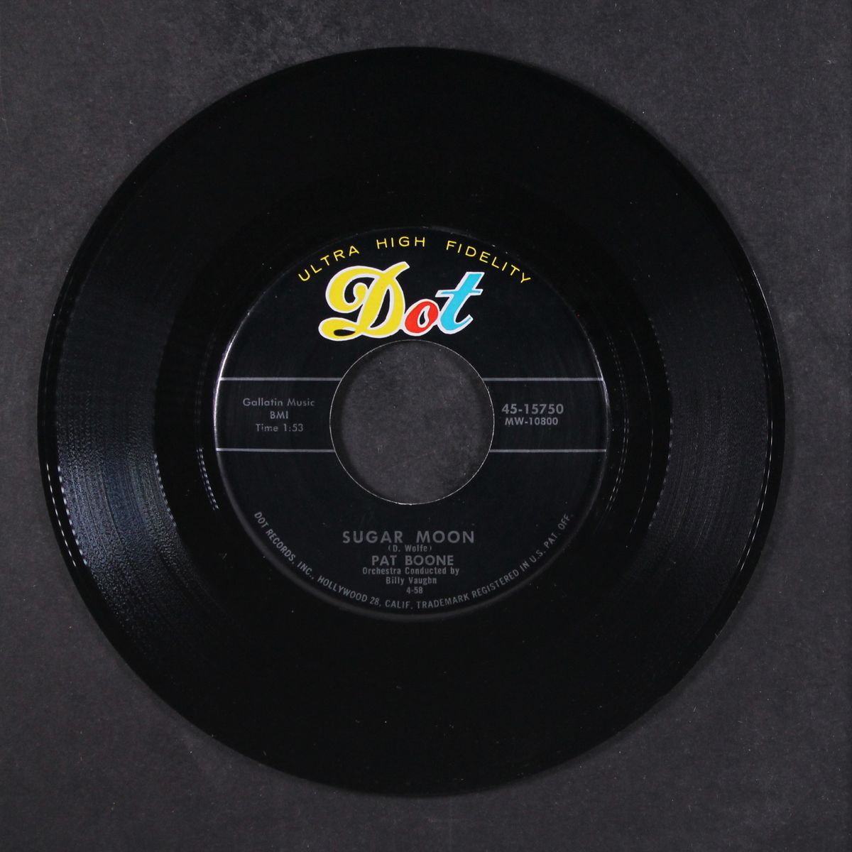 sugar moon / cherie, i love you by PAT BOONE