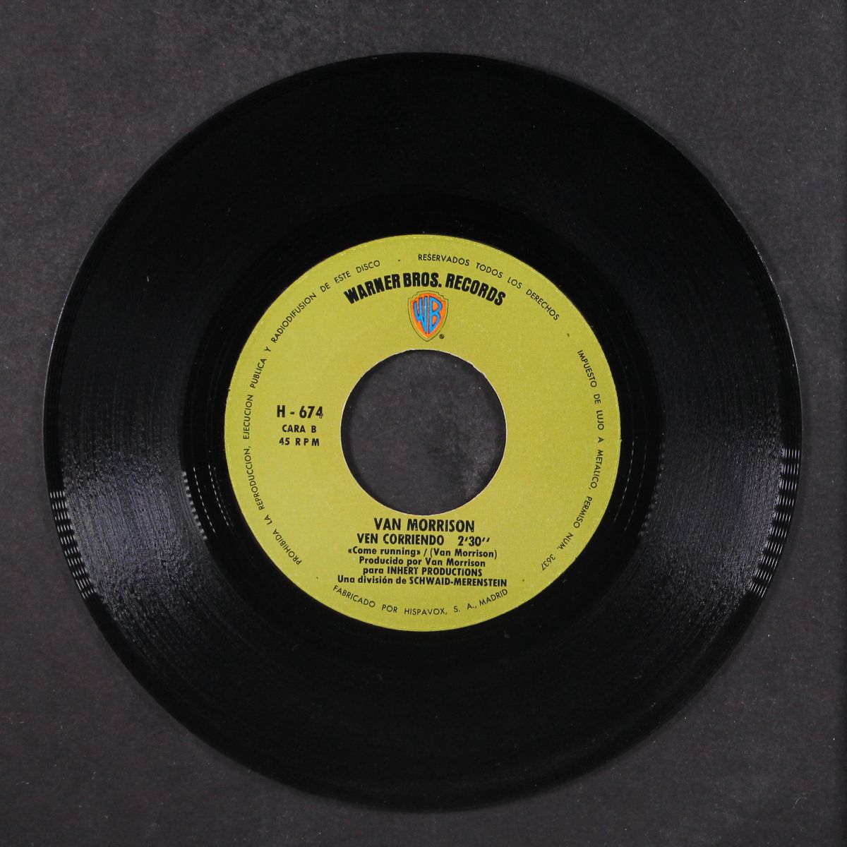 domino / come running (ven corriendo) by VAN MORRISON