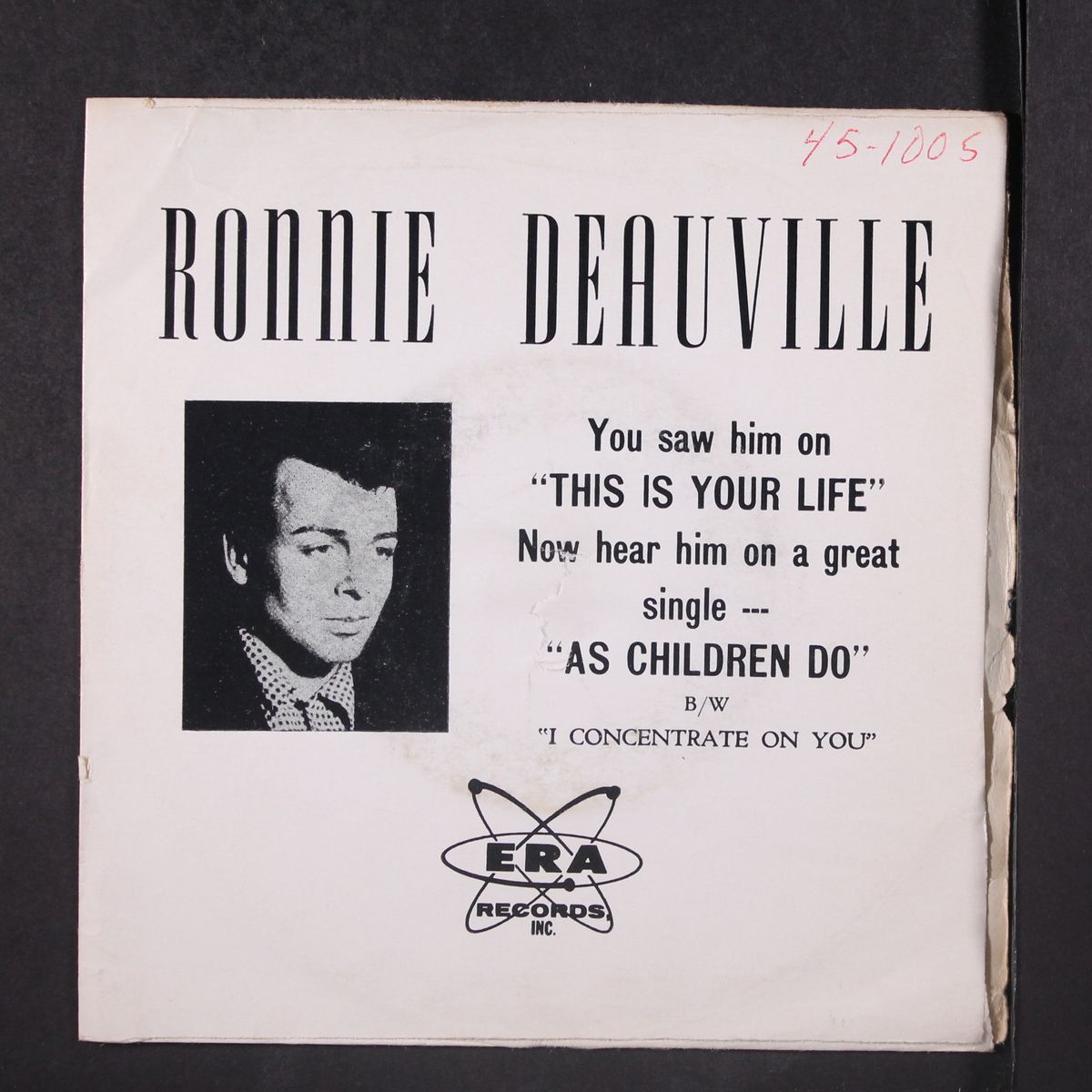 as children do by RONNIE DEAUVILLE