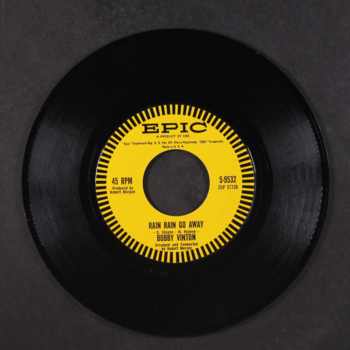 rain rain go away by BOBBY VINTON