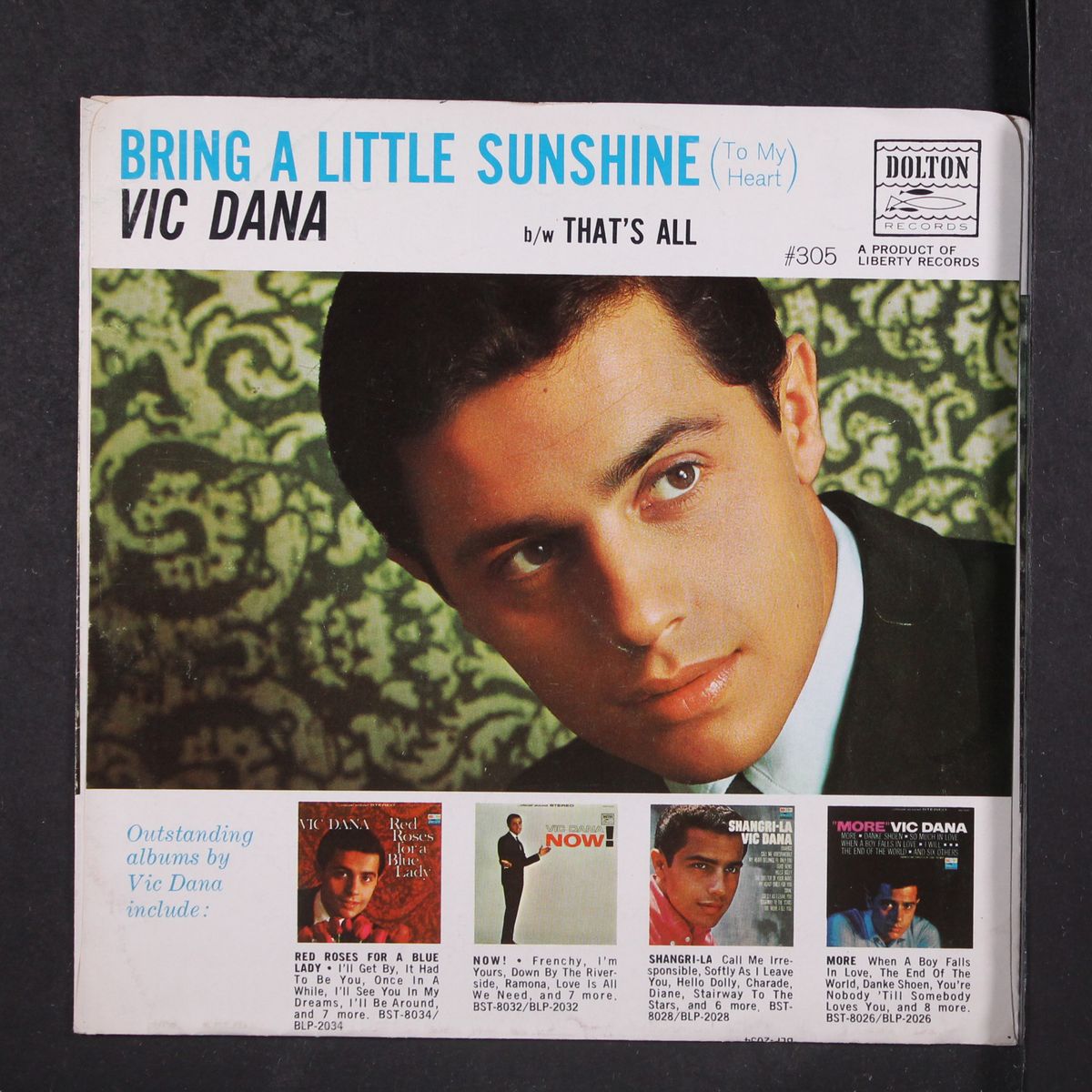 bring a little sunshine by VIC DANA