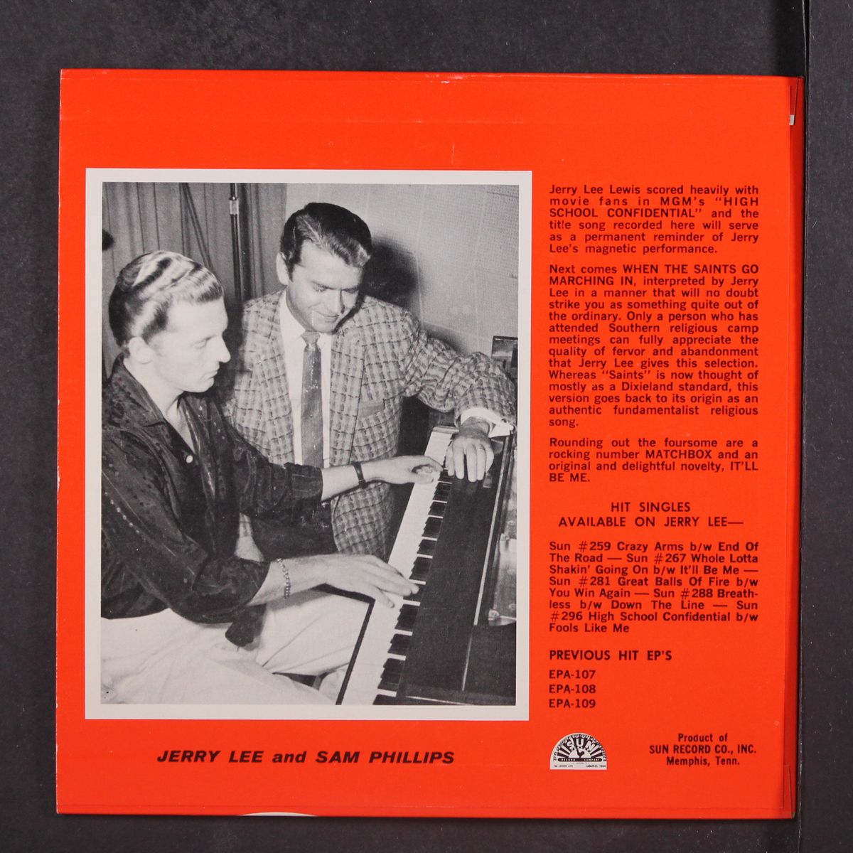 high school confidential by JERRY LEE LEWIS