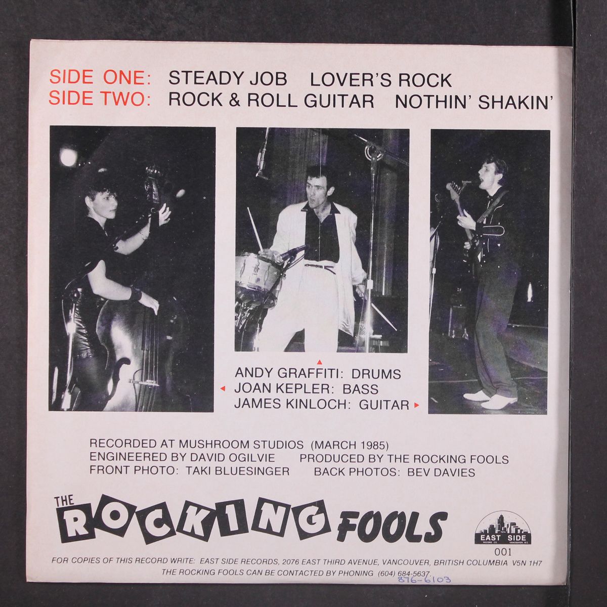 nothin' shakin' + 3 by ROCKING FOOLS