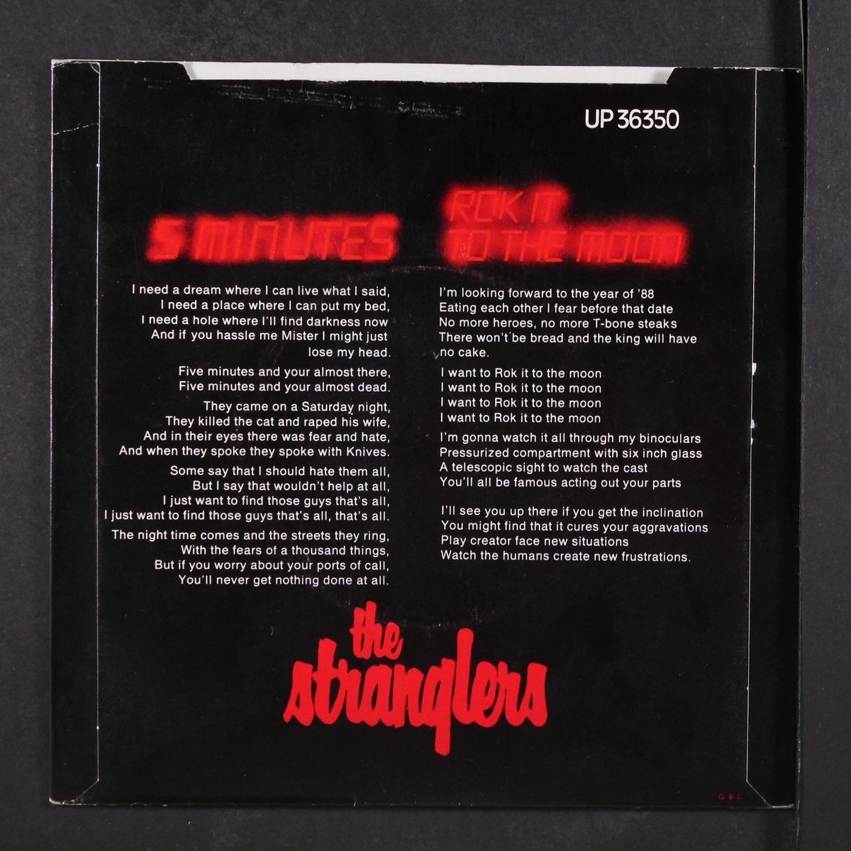 5 minutes / rok it to the moon by STRANGLERS
