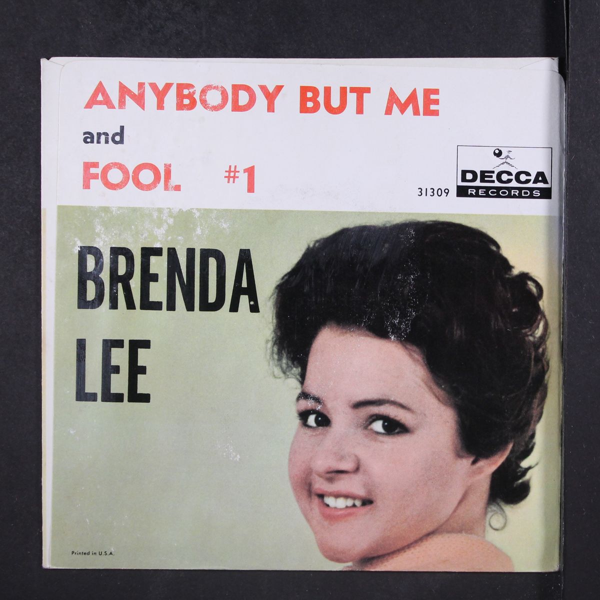 fool #1 / anybody but me by BRENDA LEE