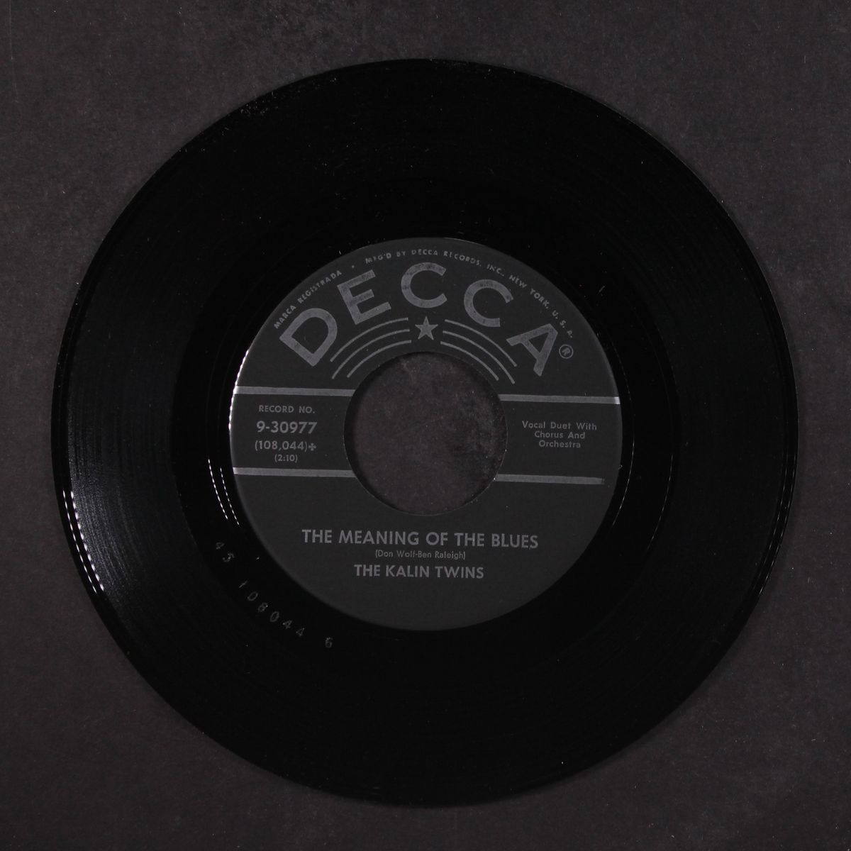 why don't you believe me / the meaning of the blues by KALIN TWINS