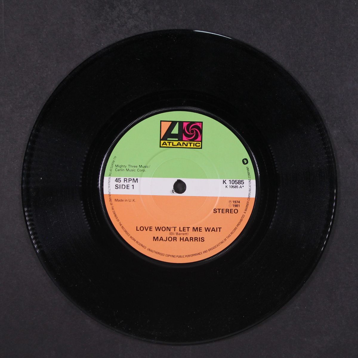 love won't let me wait / after loving you by MAJOR HARRIS